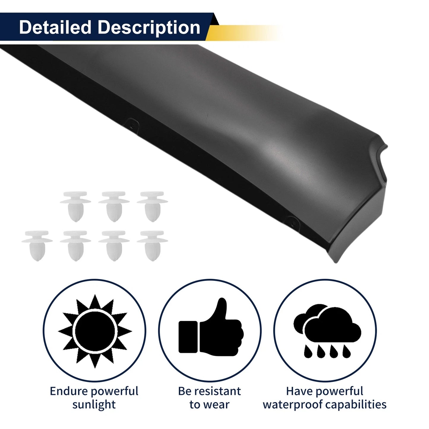 Door Side Lower Trim for Toyota Highlander