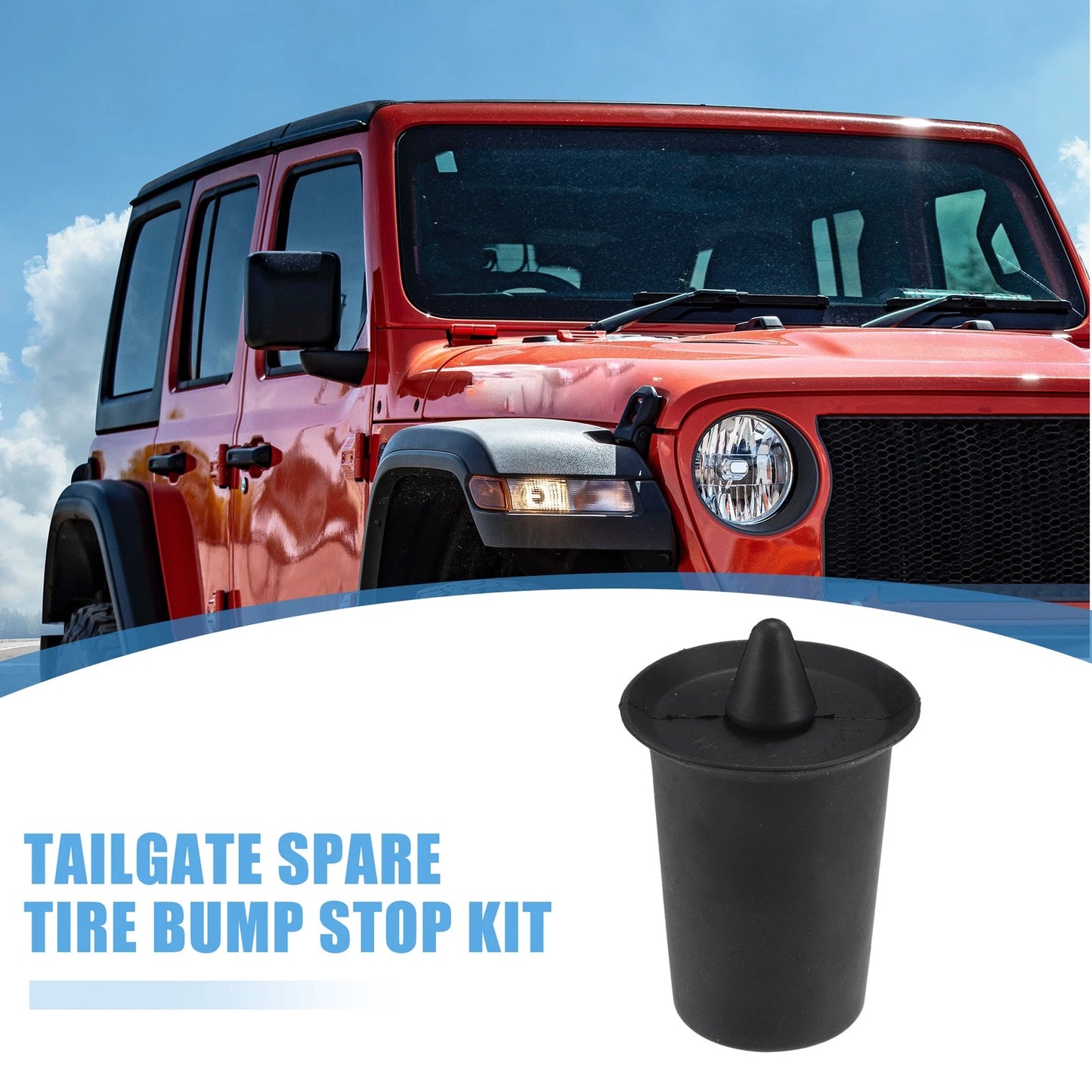 Spare Tire Bumper Stop for Jeep Wrangler JK (2007-2018)