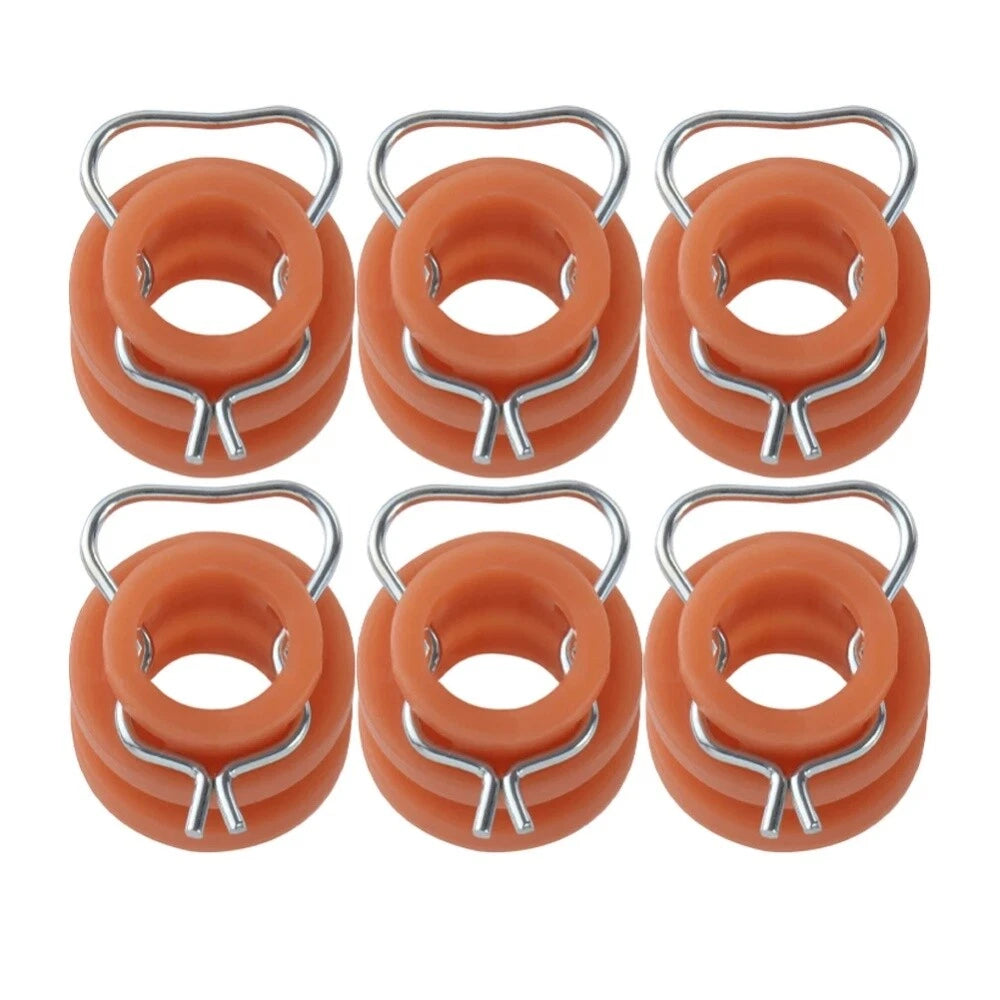 6 x Window Regulator Roller Bushings for Ford Mustang Bronco (1964-1996)