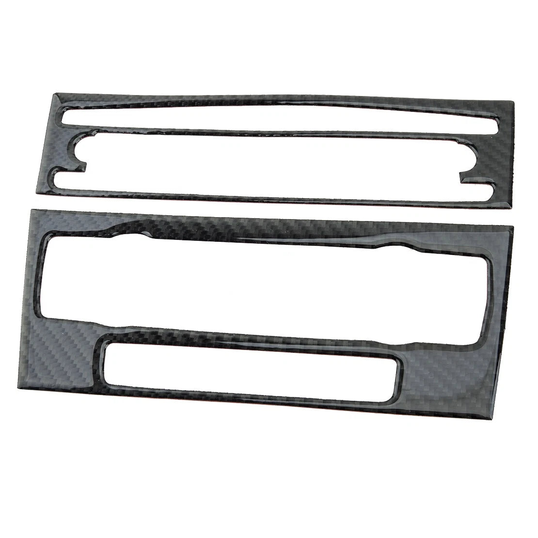 Carbon Fiber AC CD Control Panel Trim Cover for BMW 3 E90 E92 E93 (05-12)