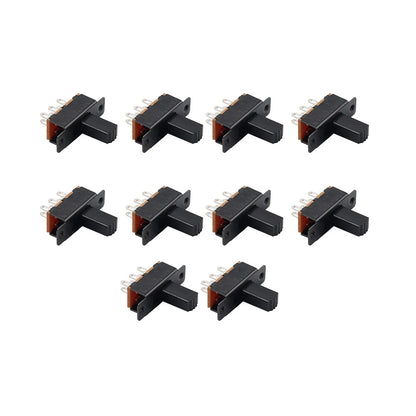 10 x 6 Terminal DPDT On/Off Mini Slide Switch for Various Applications