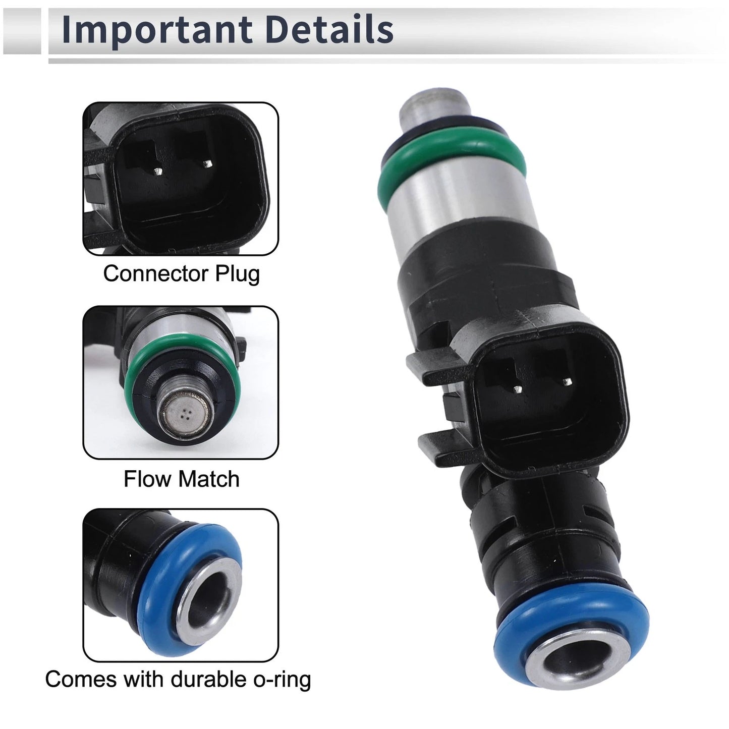 Fuel Injector for Ford Fiesta 1.6L I4 Flex L4 (2010-2013)
