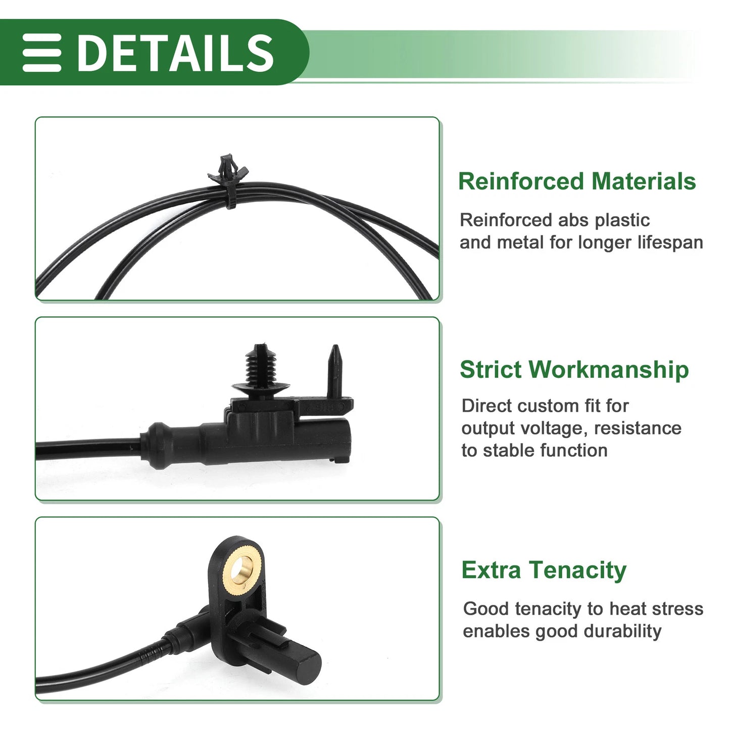 ABS Wheel Speed Sensor for Infiniti M35 M45 Rear Left/Right (2006-2010)