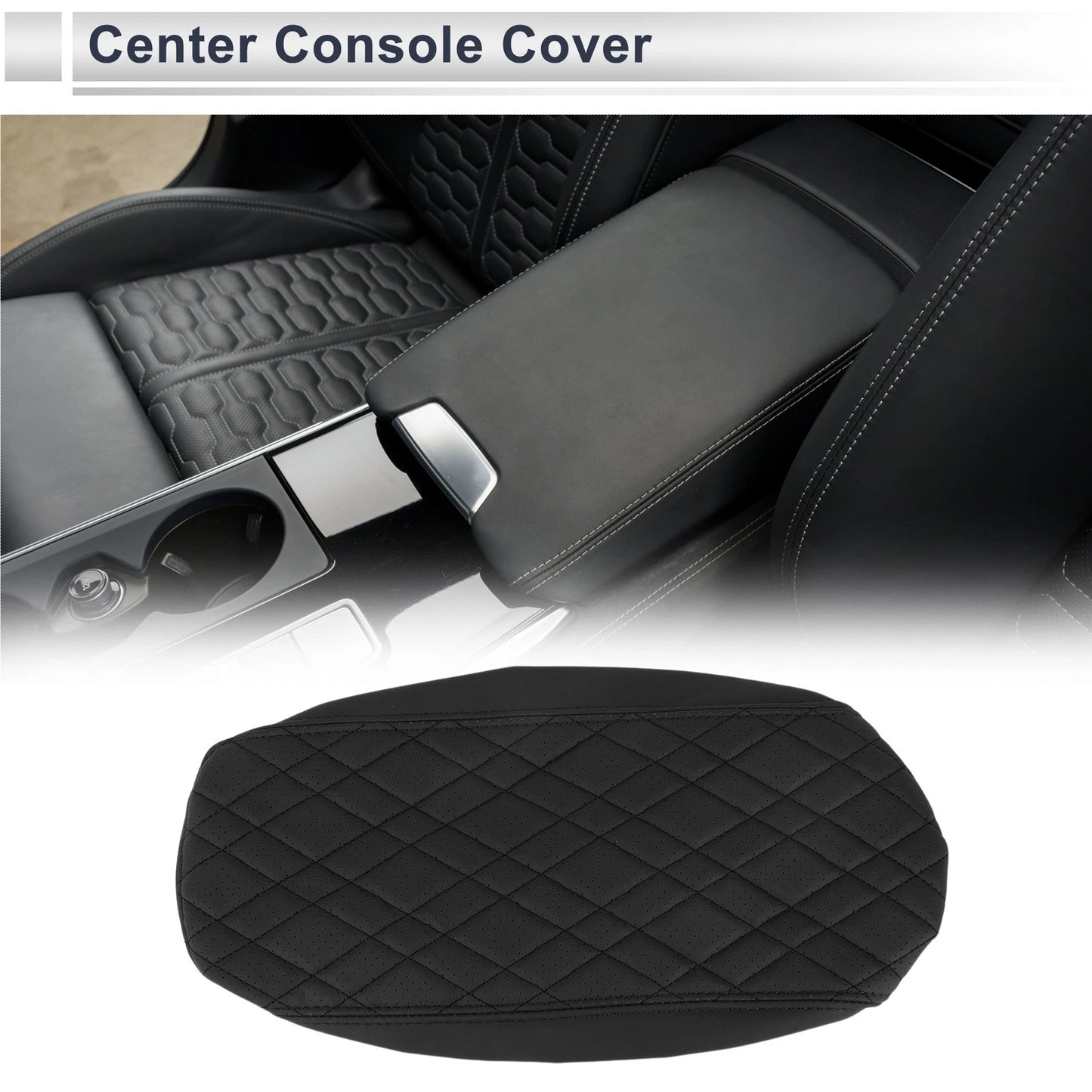 Car Center Console Cover for BMW X3 (2011-2017) Black 1 x Piece