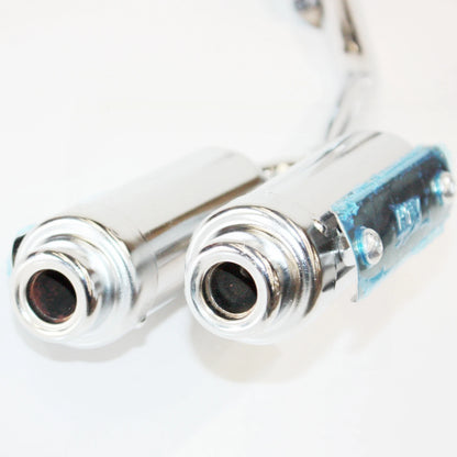 Twin Exhaust Pipe & Muffler for 47cc 49cc Mini PIT Pocket Chopper ATV