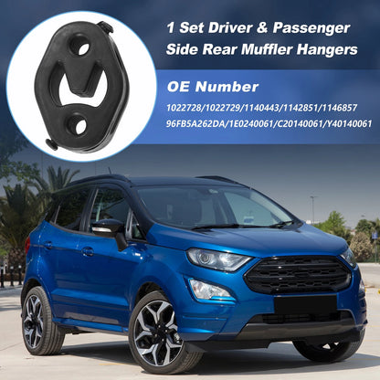 4 x Muffler Rubber Hangers for Ford B-Max Fiesta EcoSport (2012-2019)