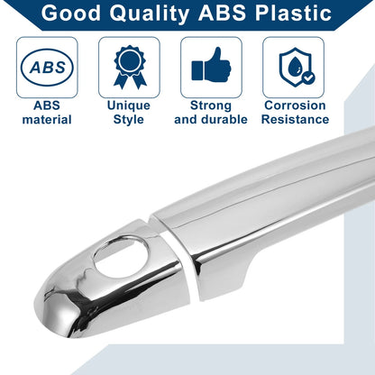 Car Door Handle Cover Trim for Toyota Camry (2007-2011) Silver Tone