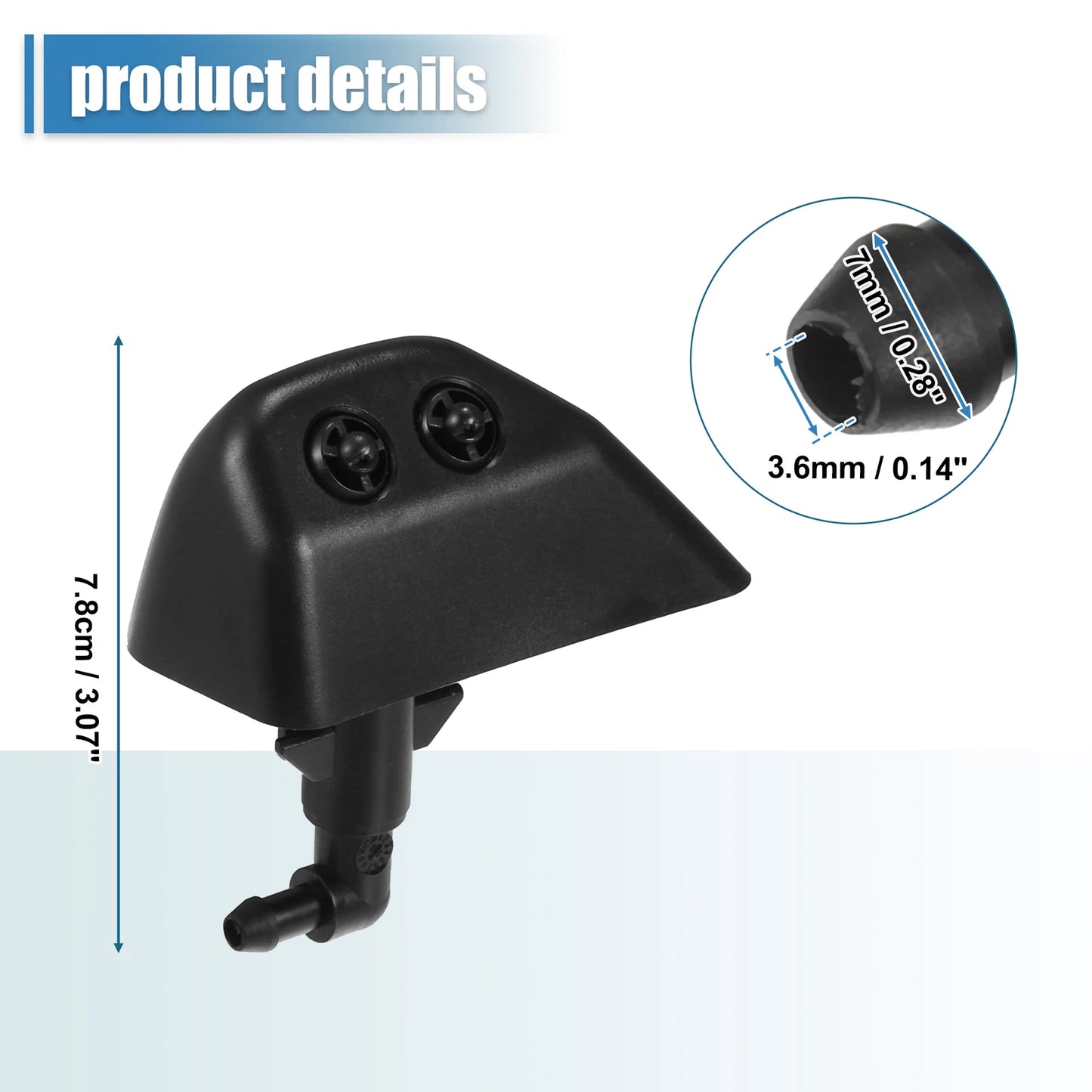 Front Right Headlight Washer Nozzle for Land Rover (2005-2013)