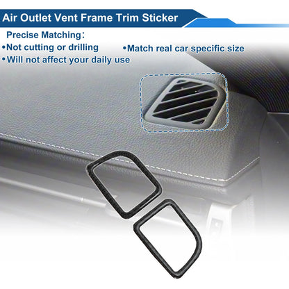 2 x Air Condition Outlet Vent Trim Cover Frame for Toyota Supra GR