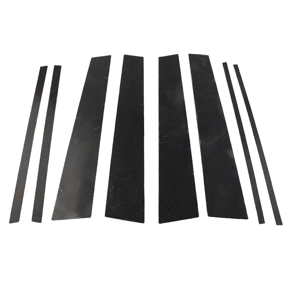 Exterior Door Window B Pillar Post Cover Trim for Toyota Land Cruiser (10-18)