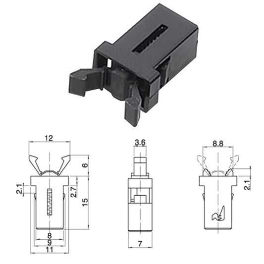 10Pcs Latch for Sunglasses Holder Overhead Console Trash Can Lid for Car