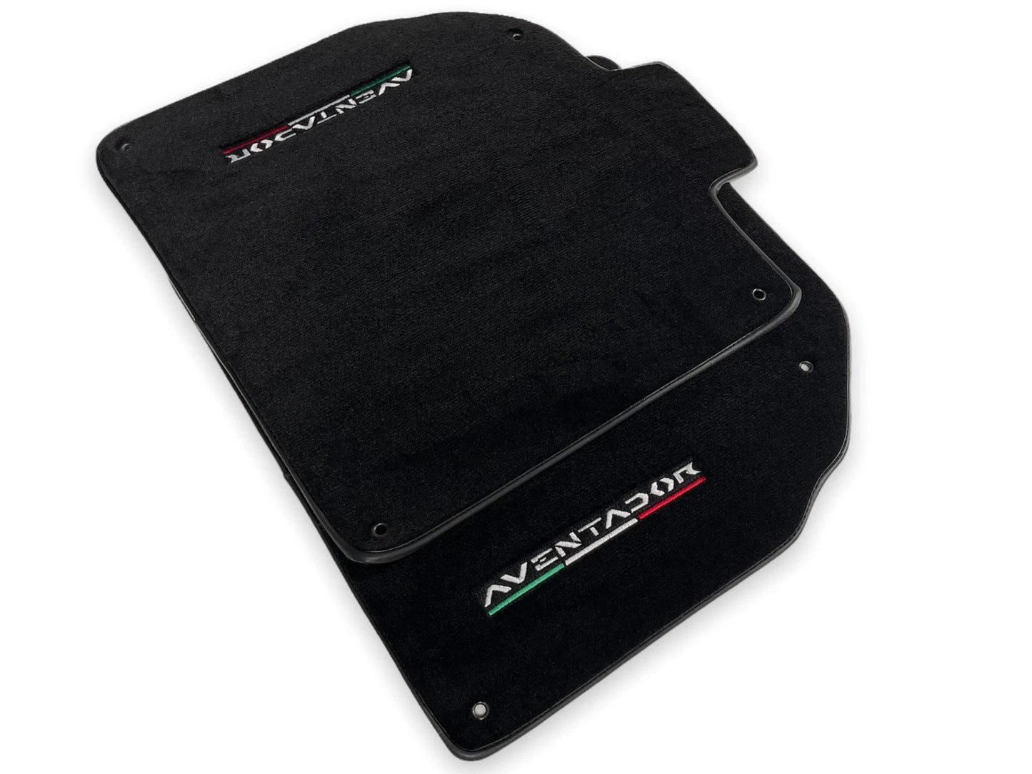 Black Carpet Floor Mats for Lamborghini Aventador (2012-2022)