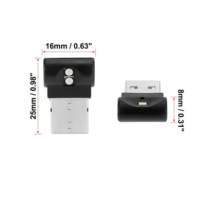 Mini USB LED Lights for Car Interior - Touch Control, 7 Colors