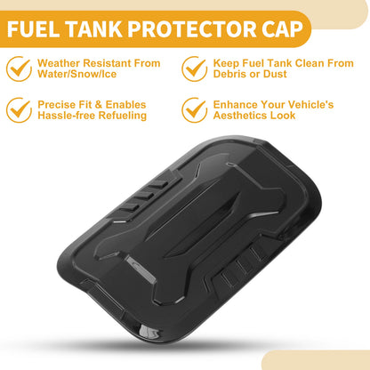 Fuel Tank Door Cap for Toyota Prado (2024-2025) Black Filler Flap Cover