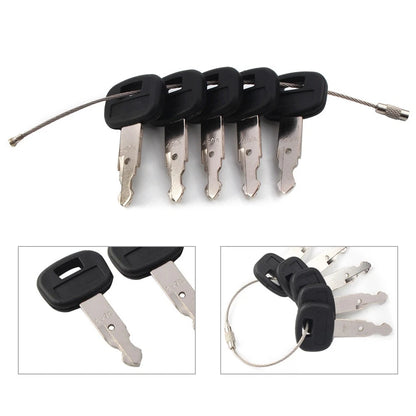 10 x Ignition Keys for Kubota Mini Excavator (No Year Specified)