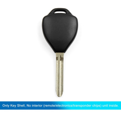 Uncut Key Fob Shell Case for Toyota 4Runner 2010-2016 (2 x Key Buttons)