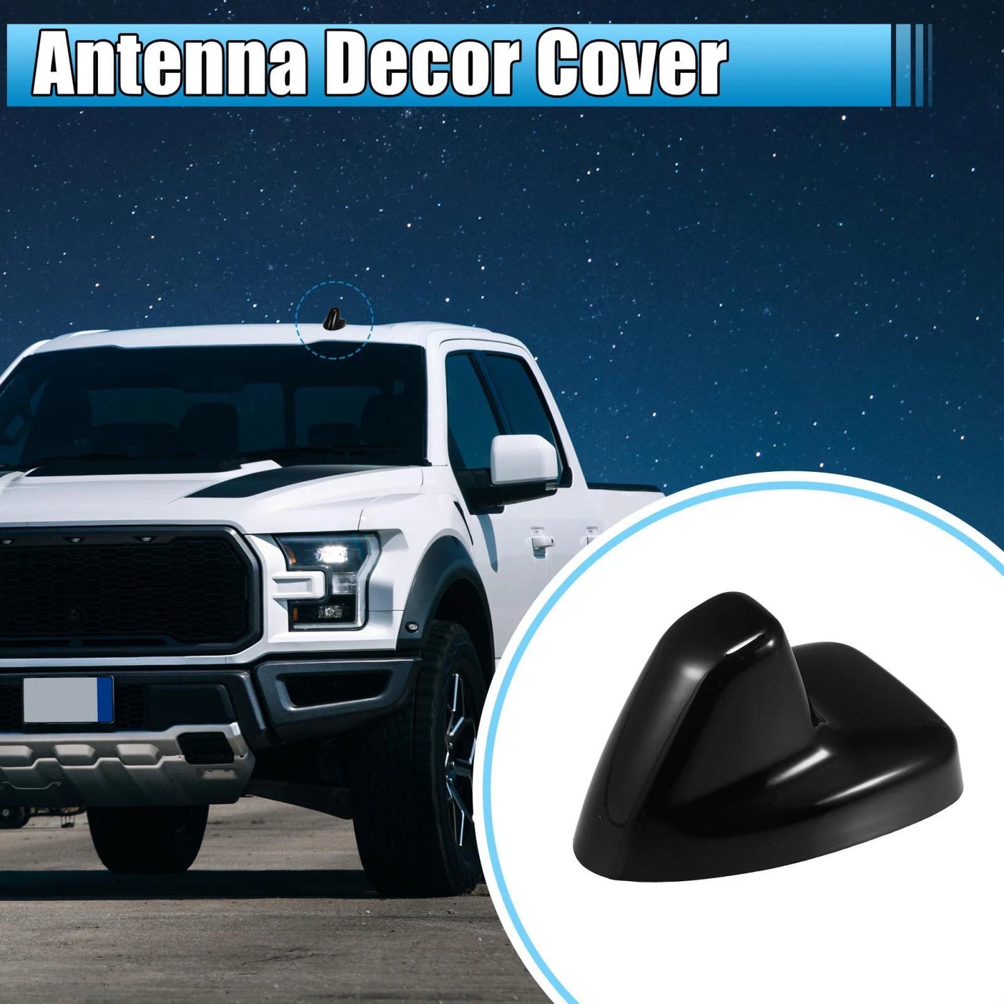 Shark Fin Antenna Cover Trim for Ford F-150 (2015-2020)