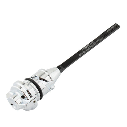 1pc Chrome Aluminum Oil Dipstick Fill Plug for Harley Softail Fat Boy (2000-2023)