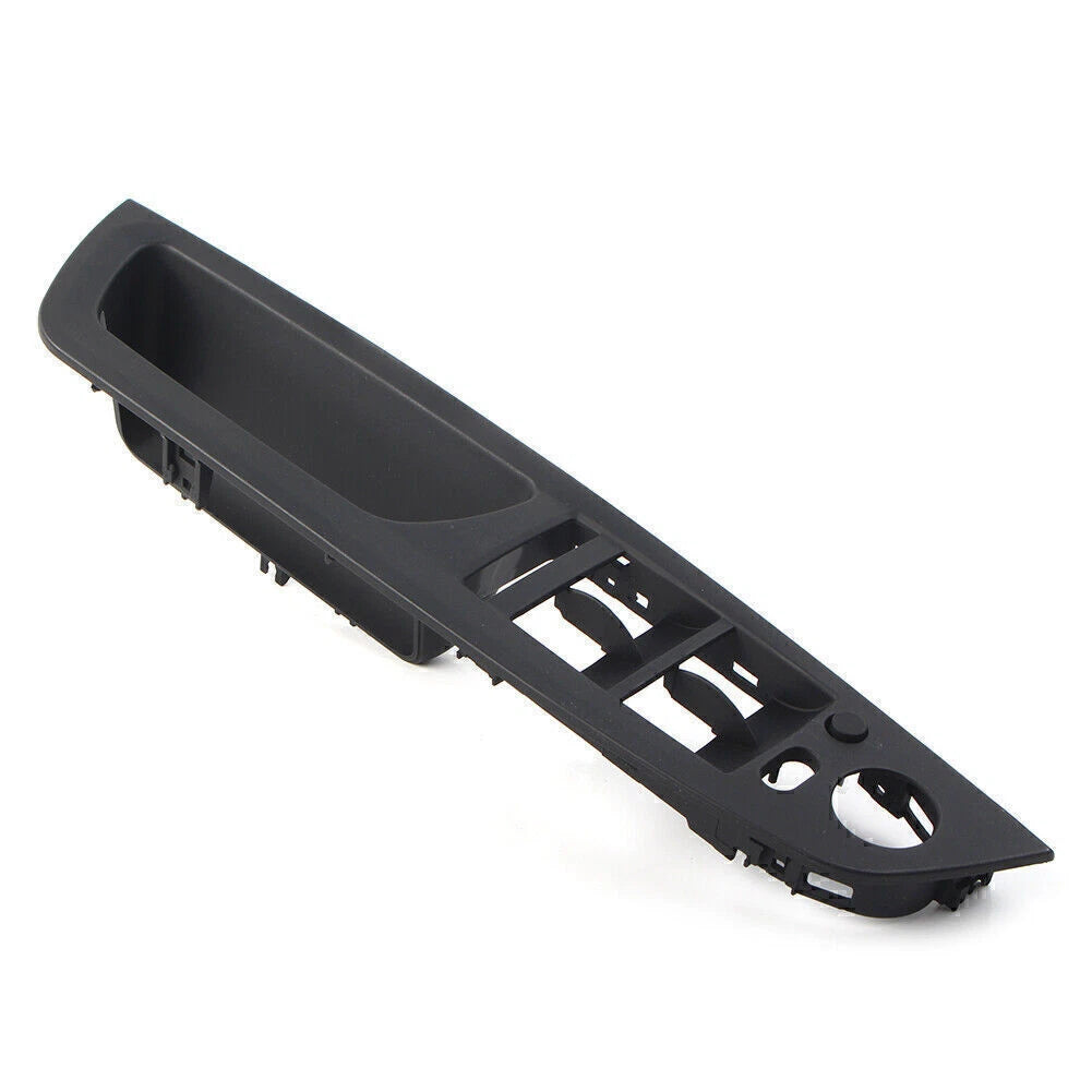 Inner Door Handle Trim Cover for BMW X5 X6 E70 LHD ABS Black (2007-2013)