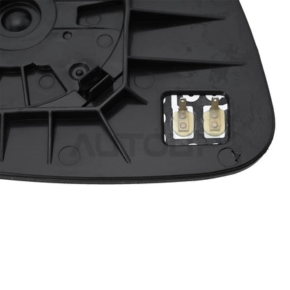 Left Driver Side Heated Mirror Glass for Toyota RAV4 (2016–2018)