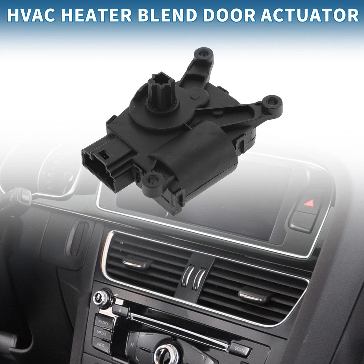 HVAC Heater Blend Door Actuator for Ford Mustang (2015-2019)