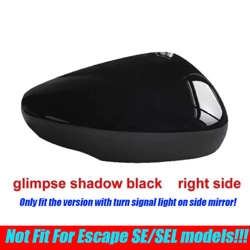 Right Turn Signal Hole Side Mirror Cover Cap for Ford Escape (2020–2021)