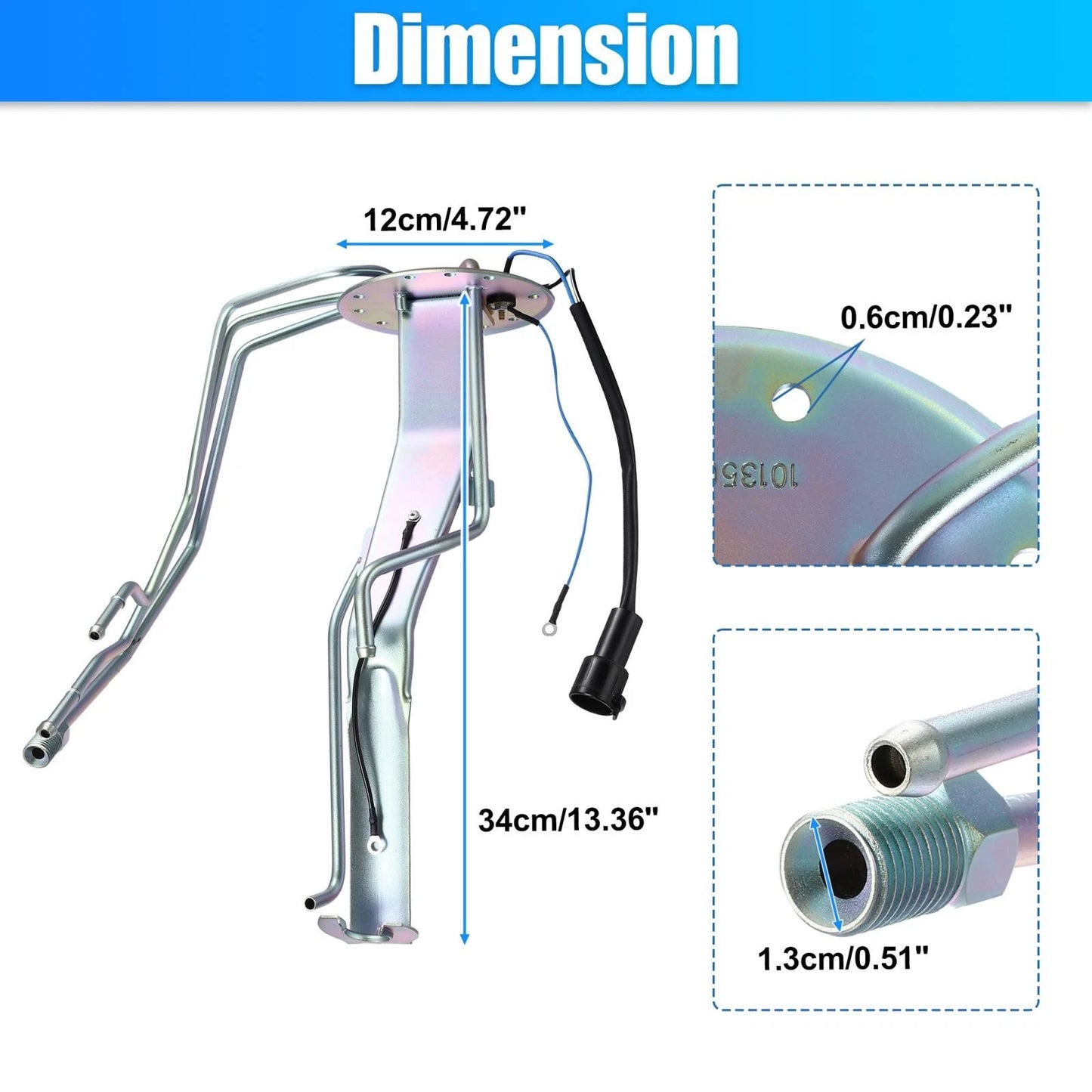 Fuel Pump Hanger Assembly for Toyota Pickup Truck 2.4 3.0L (1986-1992)