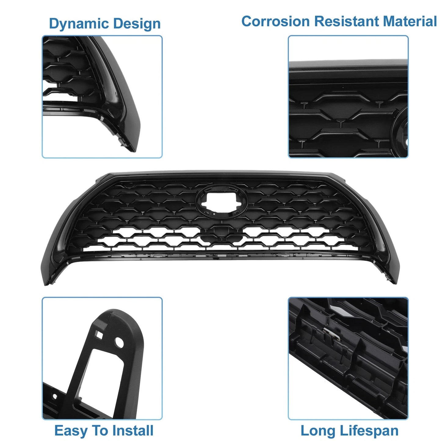 Front Bonnet Bumper Grille for Toyota Corolla Cross (2022-2023)