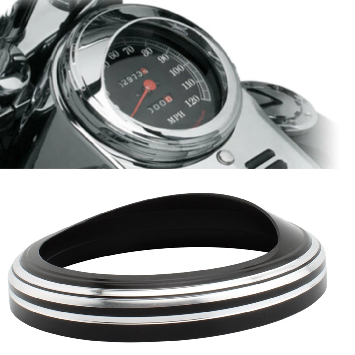 Speedometer Trim Ring Visor for Harley Dyna Wide Glide (2006-2017)