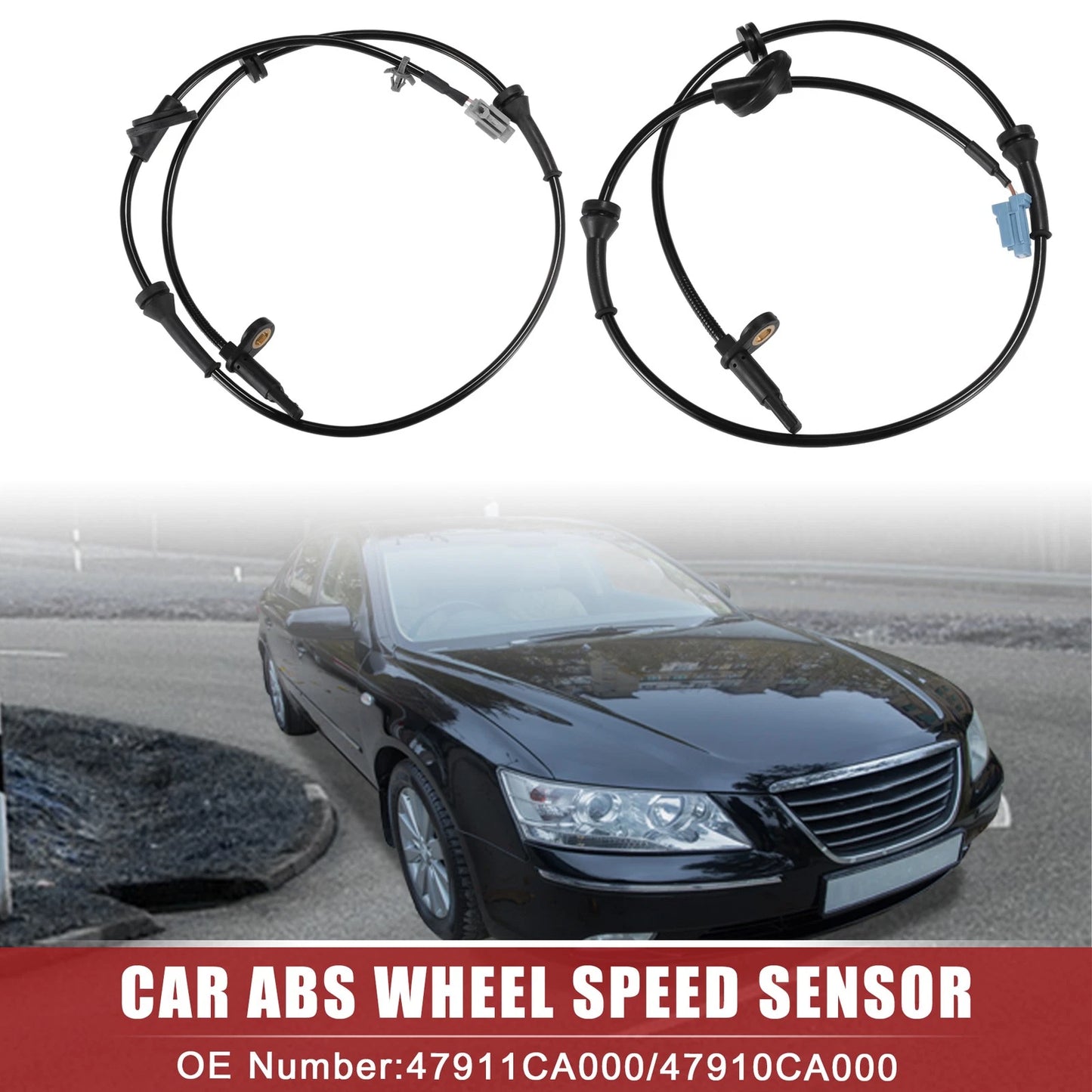 Set  Front ABS Wheel Speed Sensors for Nissan Murano (2003-2007)