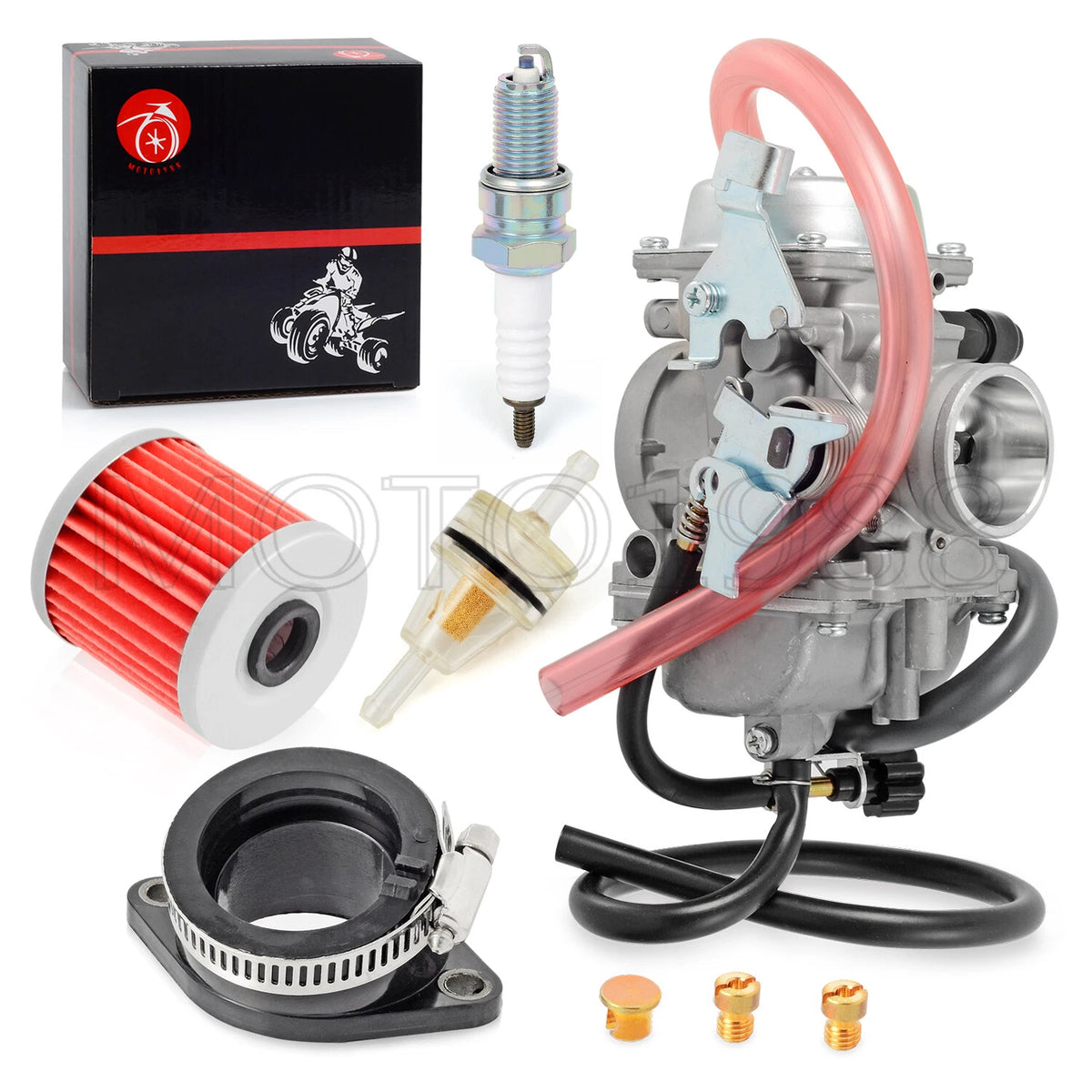 Carburetor & Intake Manifold for Kawasaki KLF300-B Bayou 300 2x4 (1996–2004)