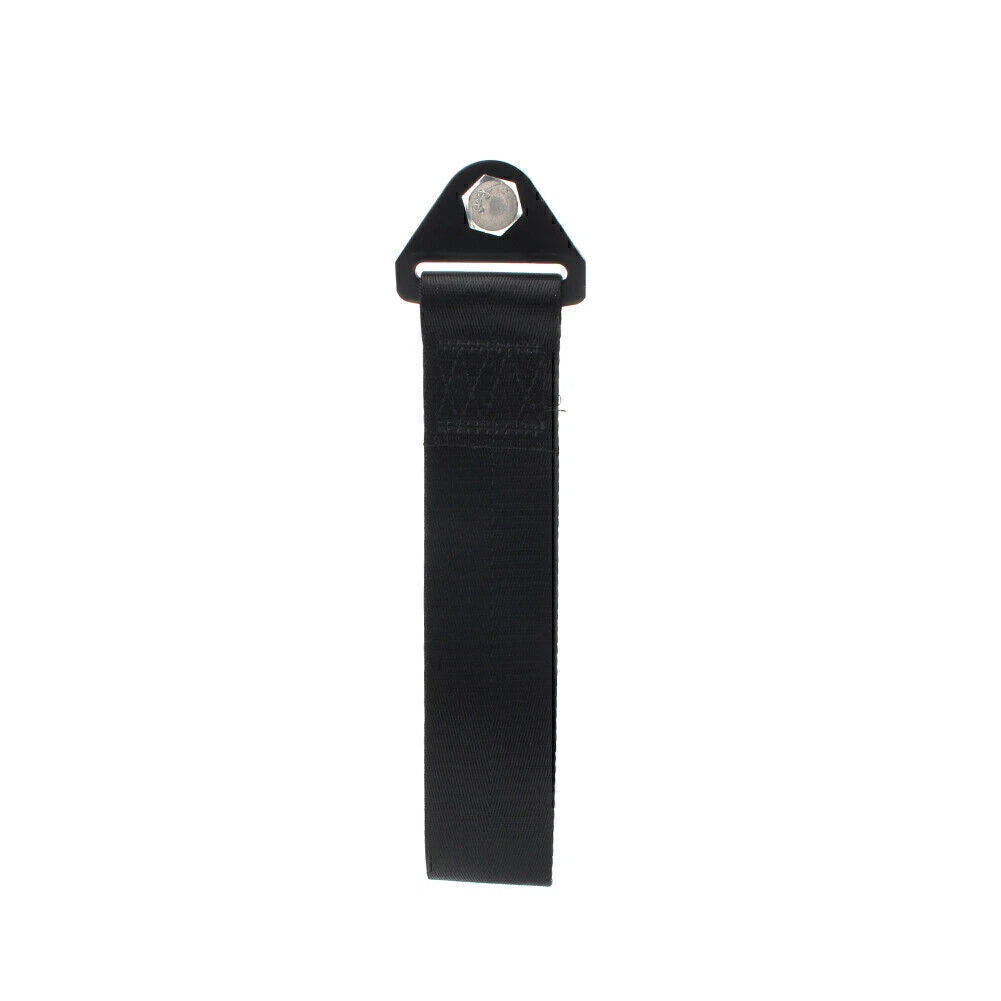 Racing Car Tow Strap for Universal Use - Black Towing Belt (2023)
