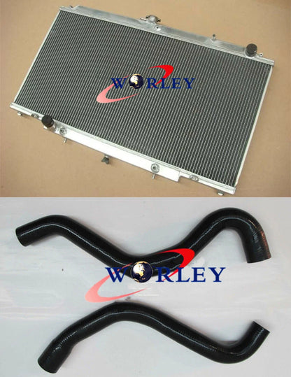 Alloy Radiator & Blue Hose for Nissan Patrol GU Y61 3.0L ZD30 CR (2000-2006)