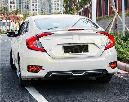 Boot Spoiler Wing for Honda Civic (2016-2021) Unpainted Light ABS (2016-2021)