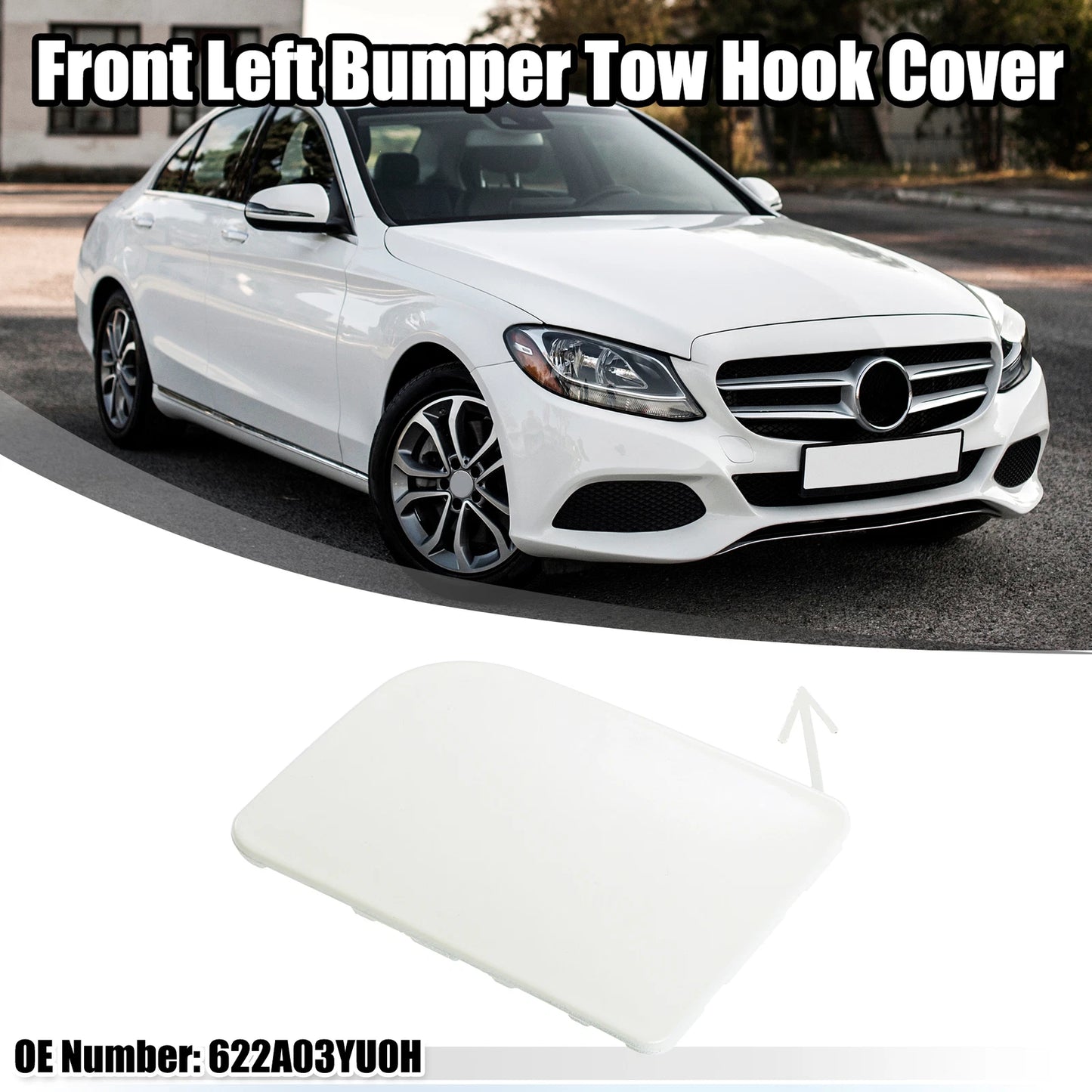 Front Left Tow Hook Cover for Nissan Sentra (2013-2019)