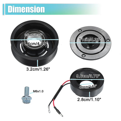 AC Compressor Clutch Set for Toyota Tacoma (2005–2015)