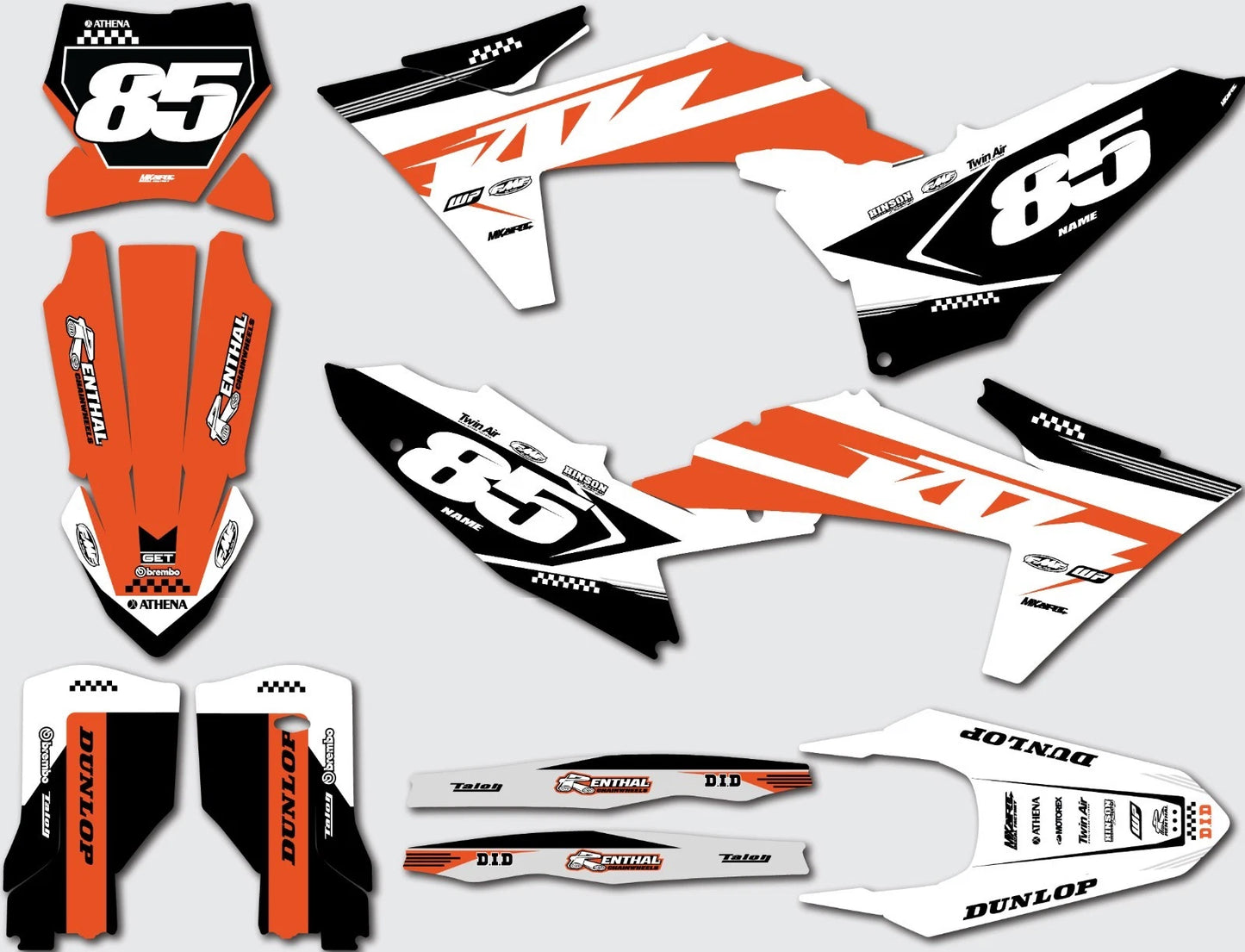 Swift Style Full Sticker Kit for KTM SXF 250 (2023-2025)