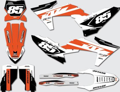 Swift Style Full Sticker Kit for KTM SXF 250 (2023-2025)