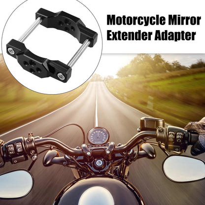 Lamp Holder / 17–63mm / Mount Bracket Clamp for Motorcycle Black