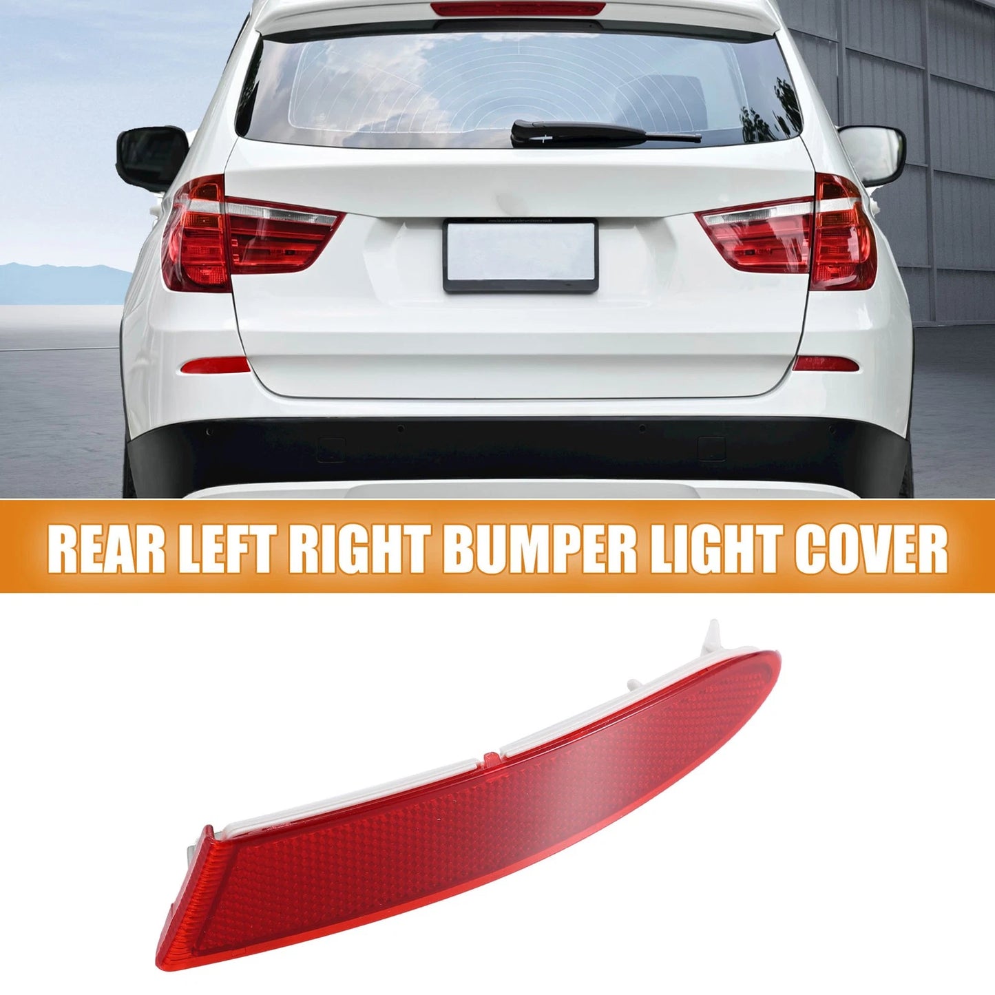 Rear Right Bumper Reflector Light Cover for BMW X3 (2011-2014)