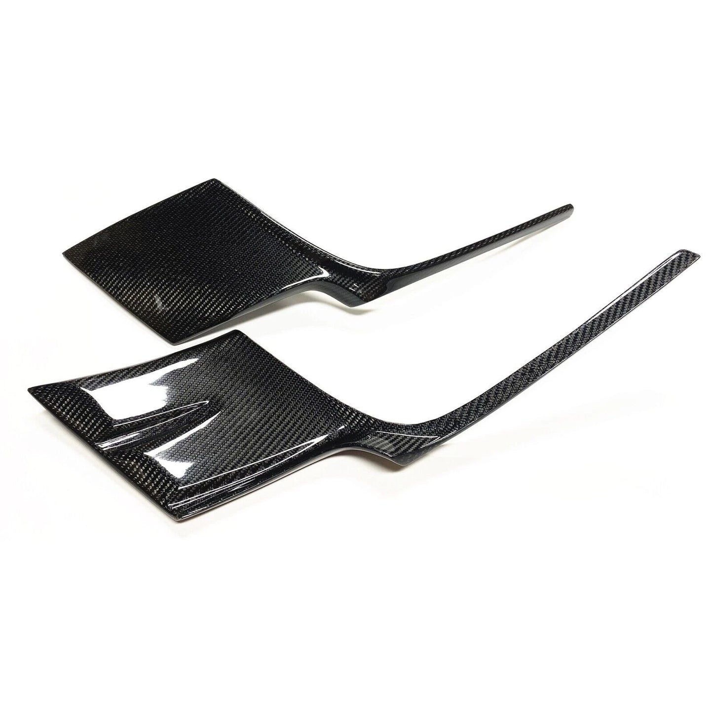 2 x Rear Side Spoiler Splitter Covers for Porsche Carrera 992 (2018-2023)