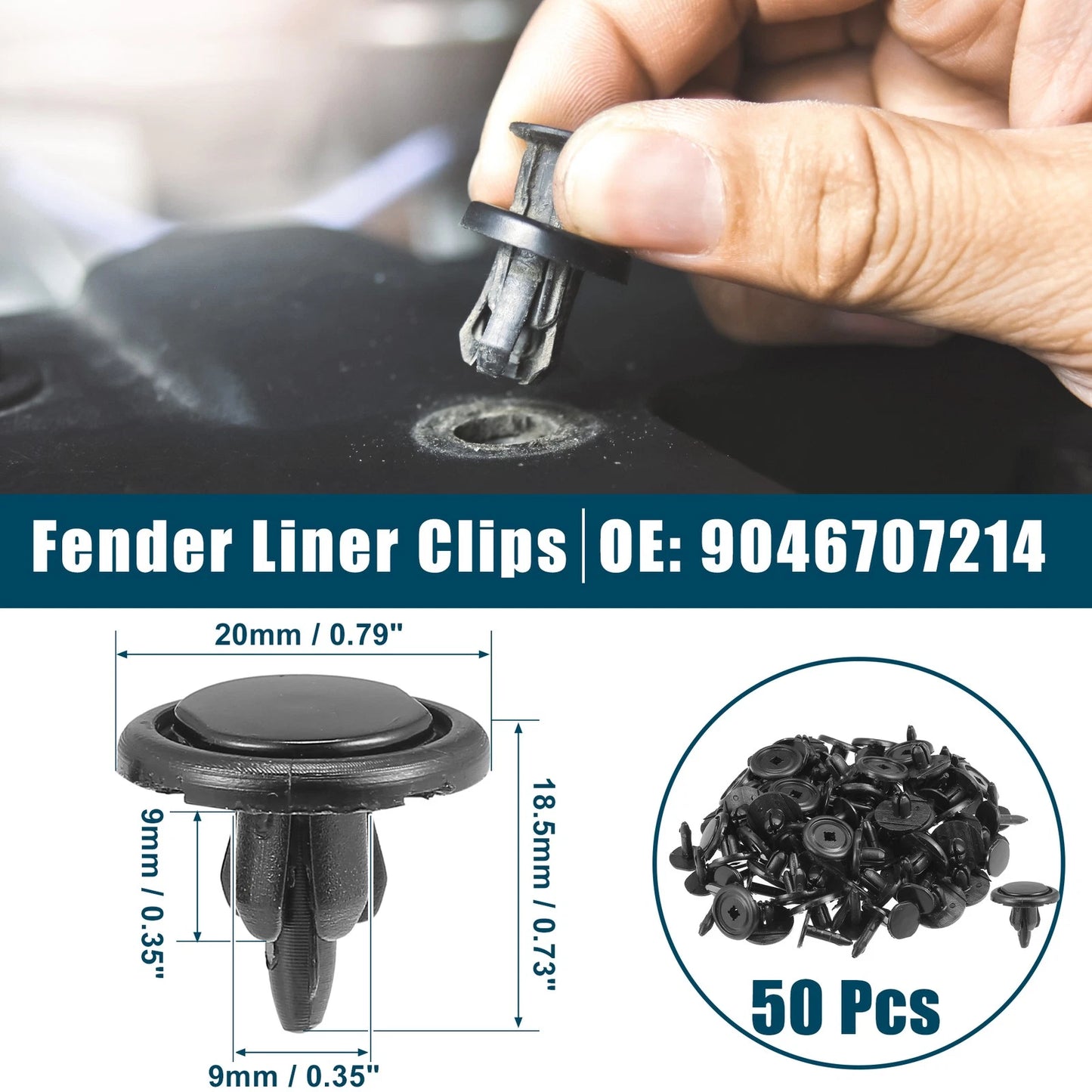 50 x Fender Liner Clips for Toyota Avalon
