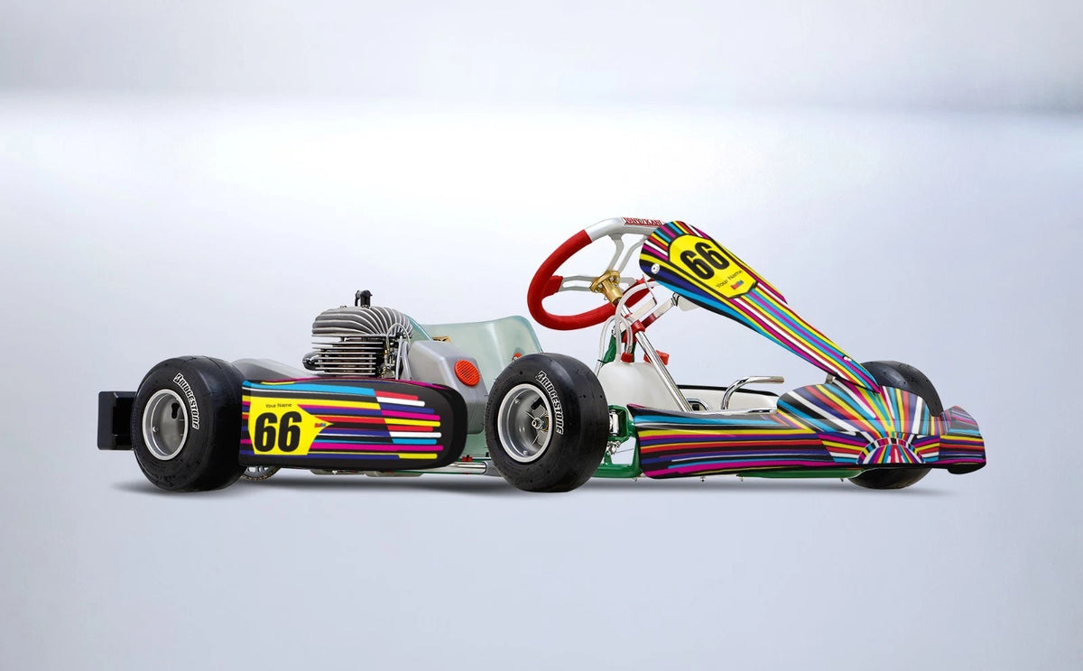 Custom KART ART Sticker Kit for Arrow X1 Kart - VIVID STYLE