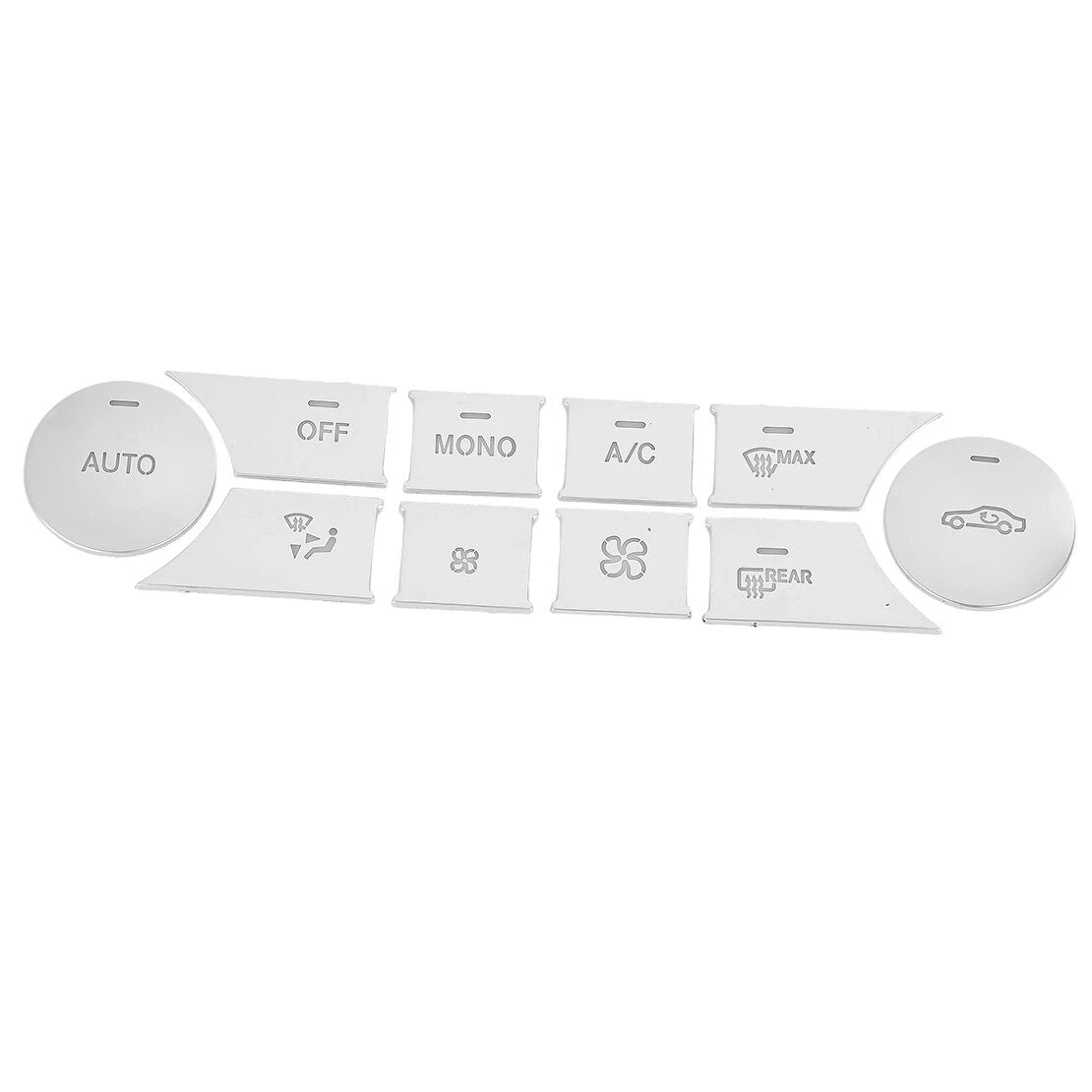 Set Center Air AC Button Cover for Mercedes Benz C GLK Class (2008-2015)