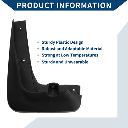 Mud Flaps Splash Guards 1 Set for BMW X6 (2009-2017)