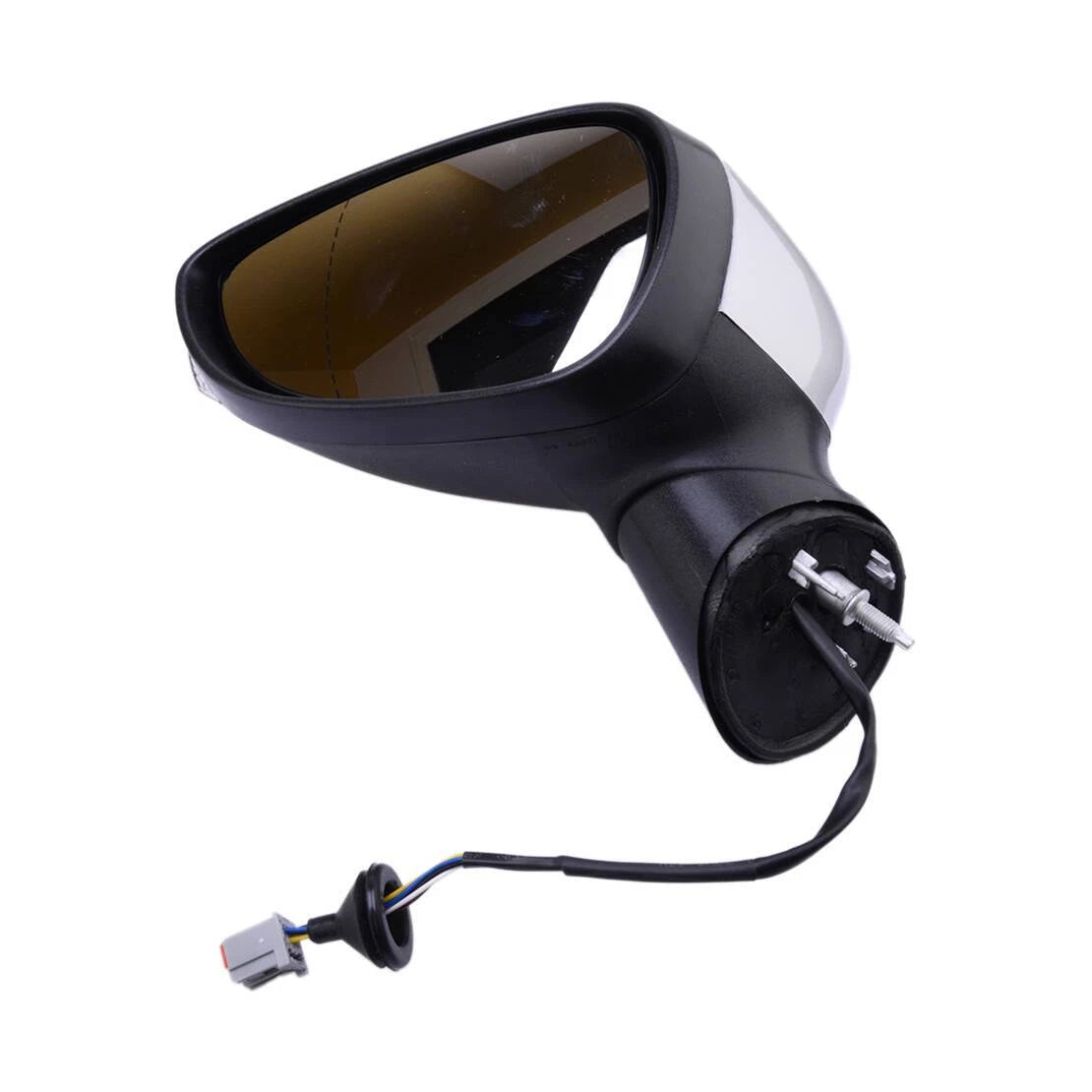 Silver Left Side Rearview Mirror for Ford Fiesta MK7 (2013-2017)