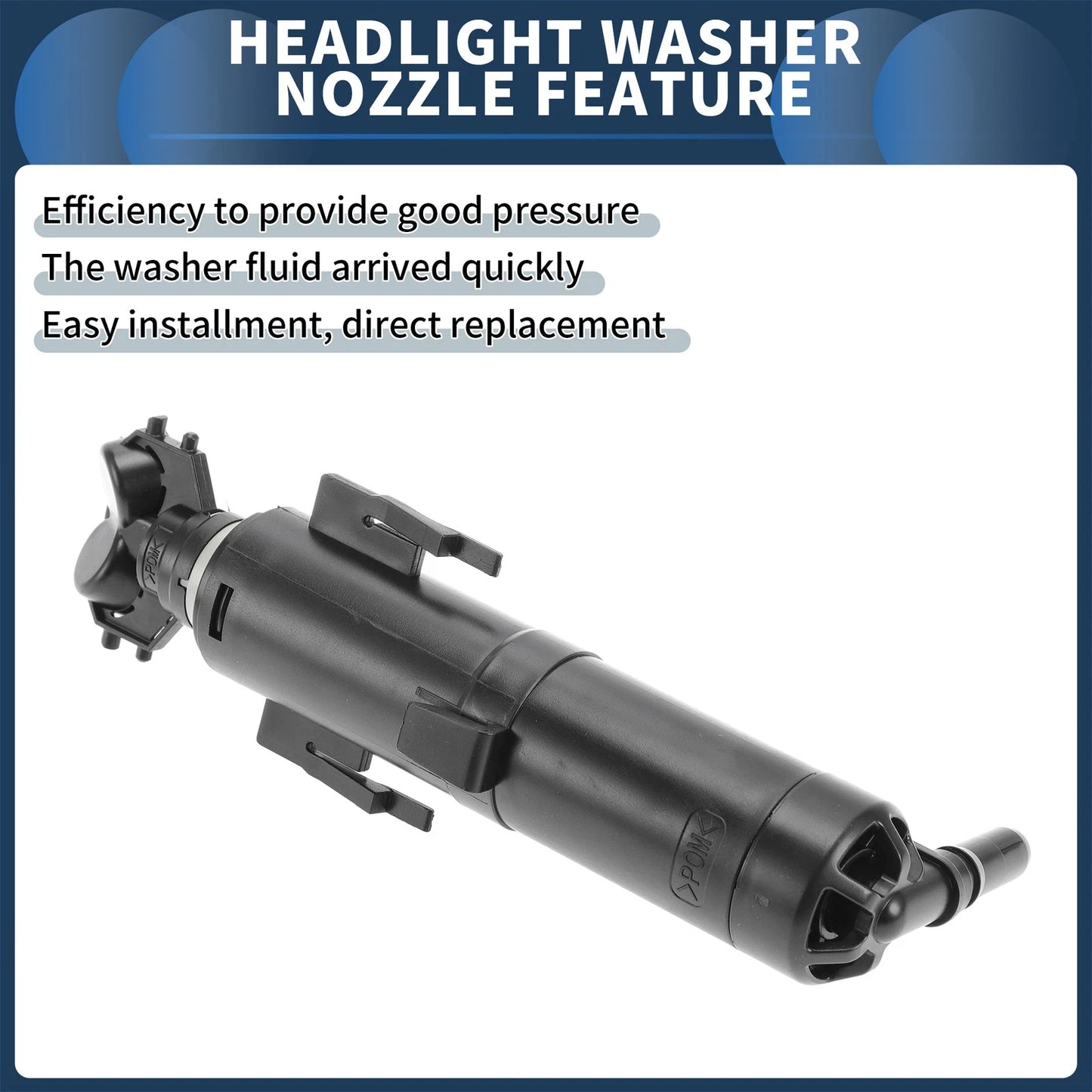 Headlight Washer Nozzle Front Driver/Passenger Side for BMW X1