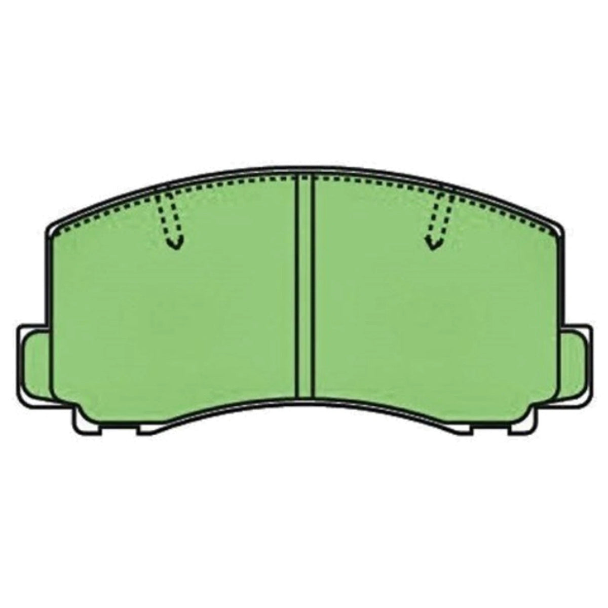 Front Disc Pad Set 1.4L-1.6L for Mitsubishi Colt RB RC RD RE (1982-1990)
