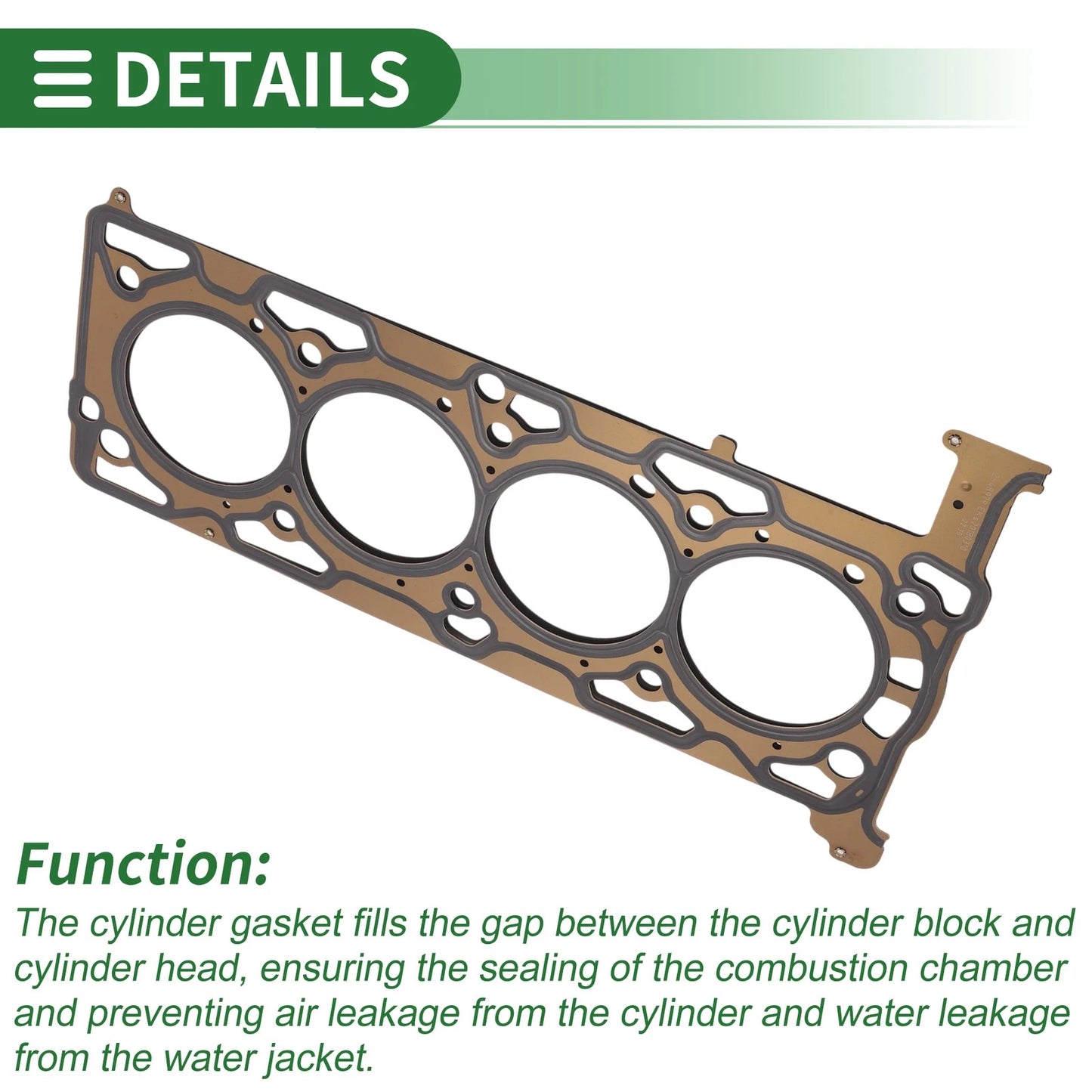 2x Cylinder Head Gasket for Chevrolet Malibu 2.5L (2013 - 2015)