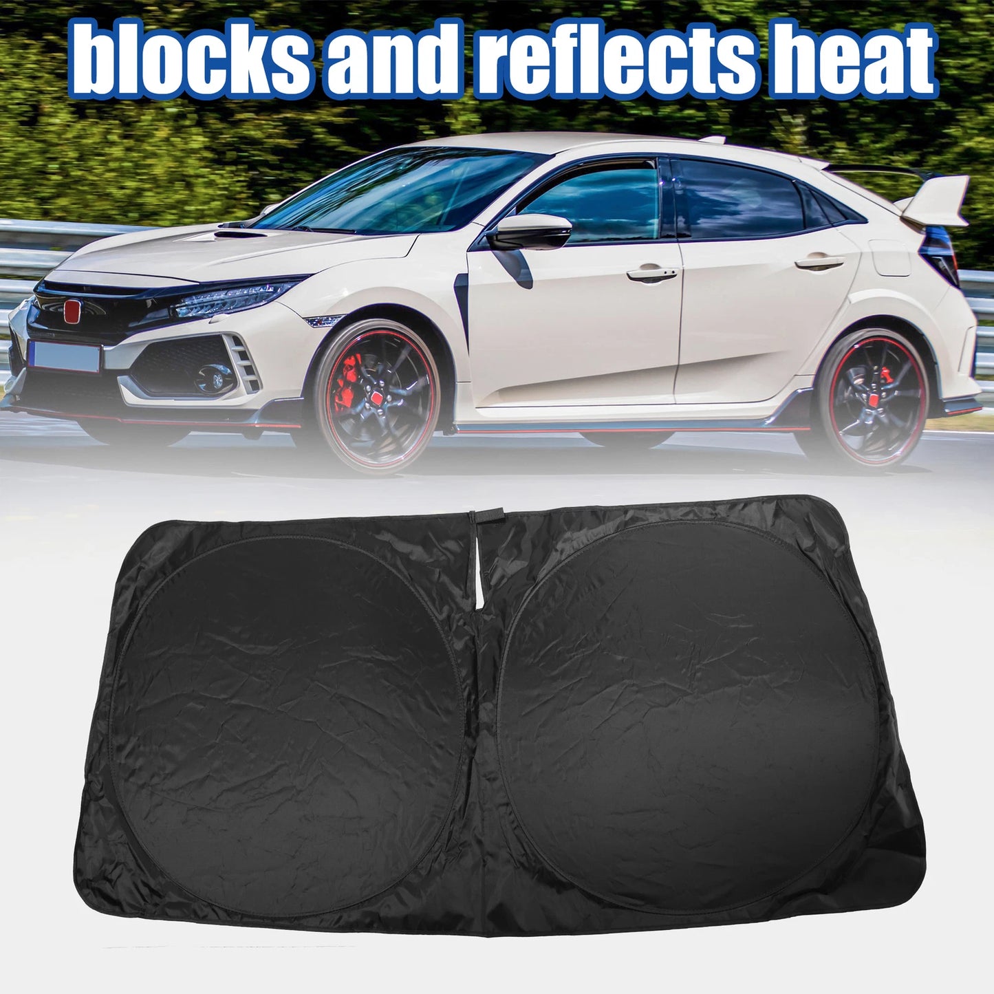 Foldable Windshield Sun Shade 149x72cm for Kia K5 (2021-2022)